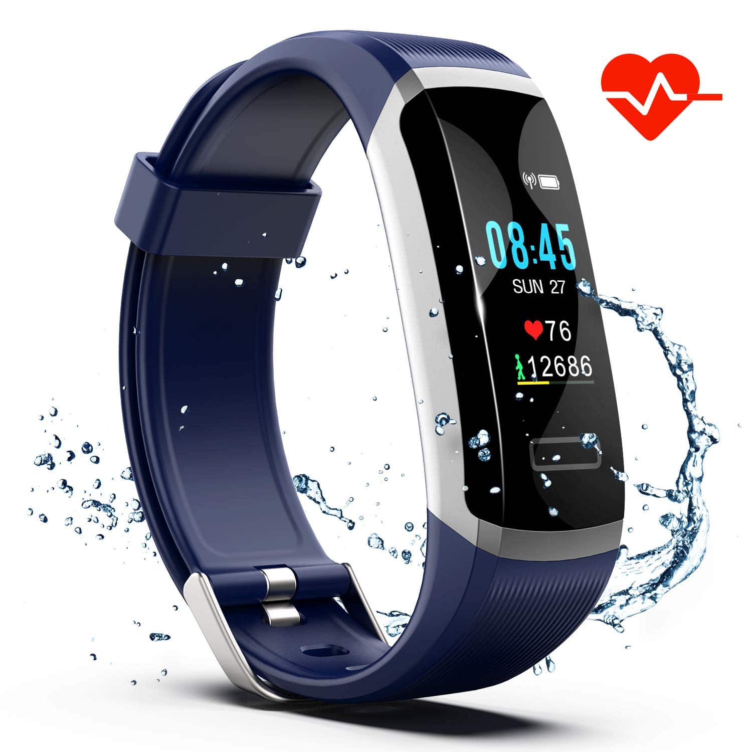 Akuti Fitness Tracker, Heart Rate 