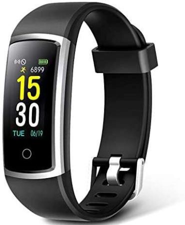 FITFORT Fitness Tracker with Blood Pressure HR Monitor