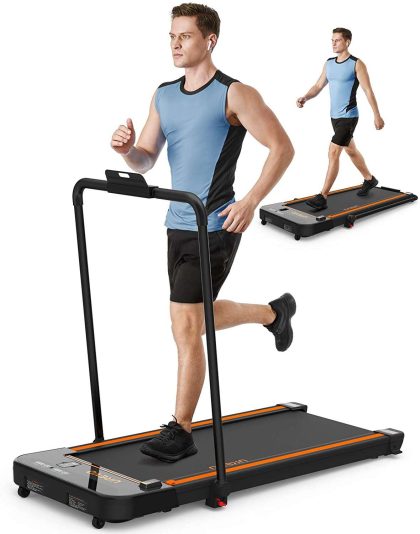UREVO 2 in 1 Foldable Treadmill