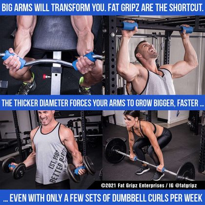 Fat Gripz Pro - The Simple Proven Way to Get Big Biceps & Forearms Fast