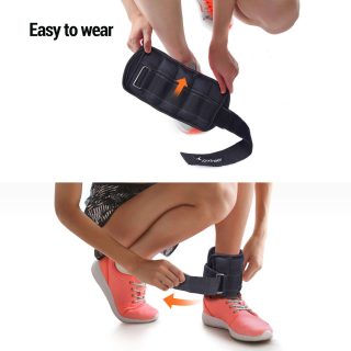 Sportneer Adjustable Ankle & Wrist Weights for Women Men and Kids