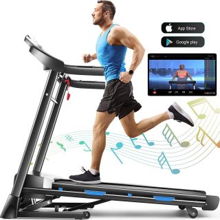 ANCHEER Treadmill with Incline