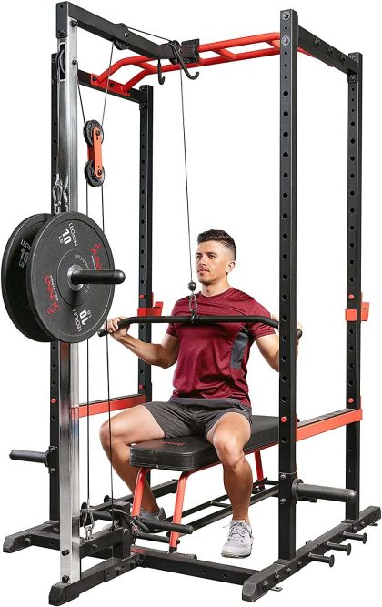 Sunny Health and Fitness Power Rack Power Cage Review
