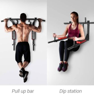 OneTwoFit Wall Mounted Pull Up Bar