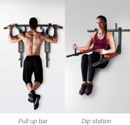 OneTwoFit Wall Mounted Pull Up Bar