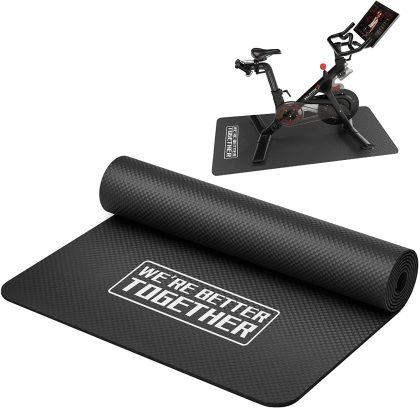 COOLWUFAN Exercise Bike Mat for Peloton