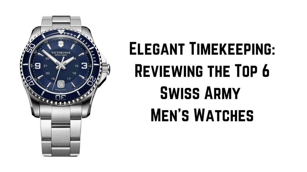 swiss army men's watch