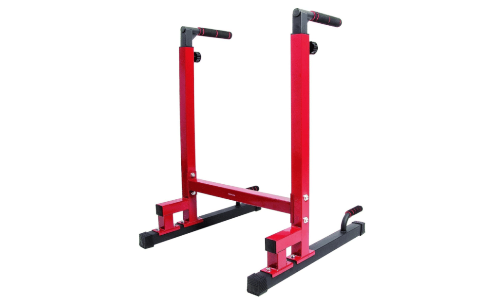 BalanceFrom Steel Frame Multi-Functional Home Gym Exercise Fitness Dip Stand Station