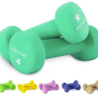 Yes4All Neoprene Coated Dumbbell Hand Weight Sets