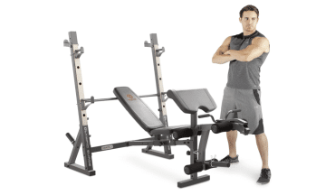 marcy weight bench with weights